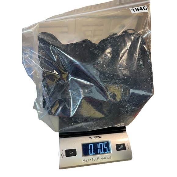 VTG 90s Niki Livas Black Silver Shimmer Halter Beaded Formal Evening Dress 6 Y2K - Picture 15 of 16